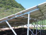 Fixed-tilt photovoltaic mounting structure