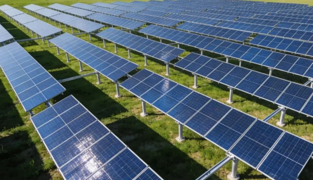 Utility-scale ground-mounted photovoltaic infrastructure