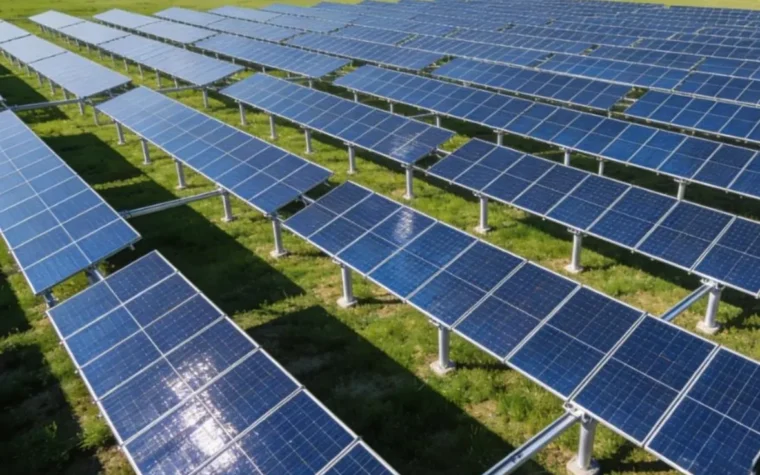 Utility-scale ground-mounted photovoltaic infrastructure